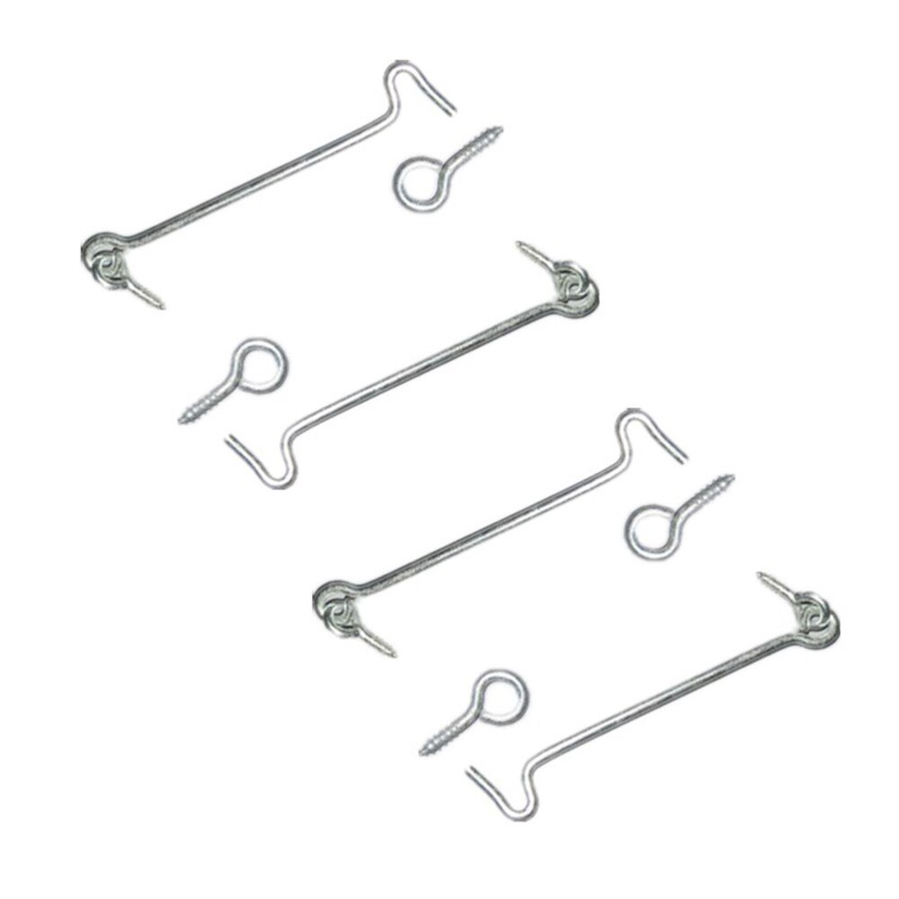 A Pair of Hardware Window Hook Window Brace Galvanizing Cabin Hook Latches Lock Shed Catch Silent Holder