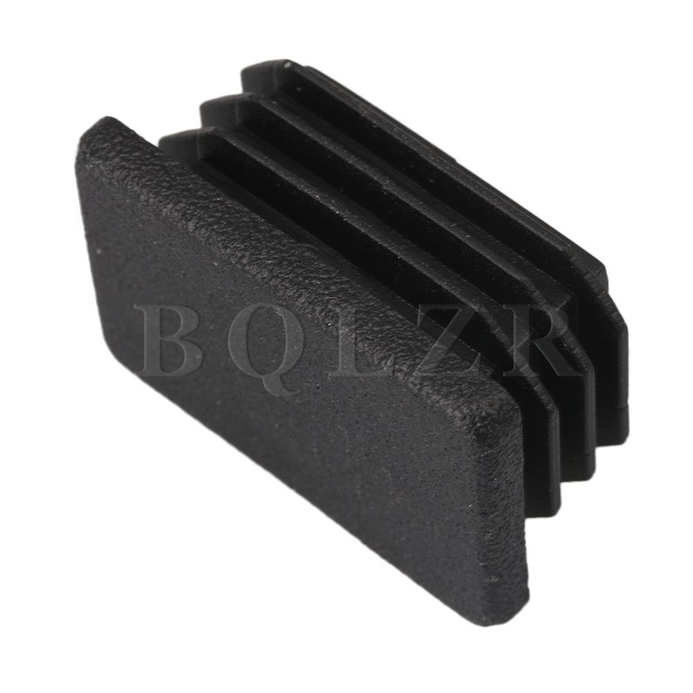 BQLZR 20 x Square Plastic Plug End Cap for Furniture Leg Protector 3x2x1.5cm