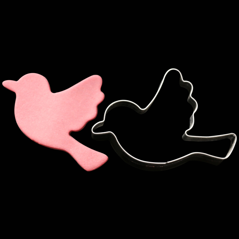 Mac 7.3*4.5*1 cm Forme D'oiseau Gâteau Cookie Biscuit Cuisson Moules Fondant Chocolat Cutter décoration Moule
