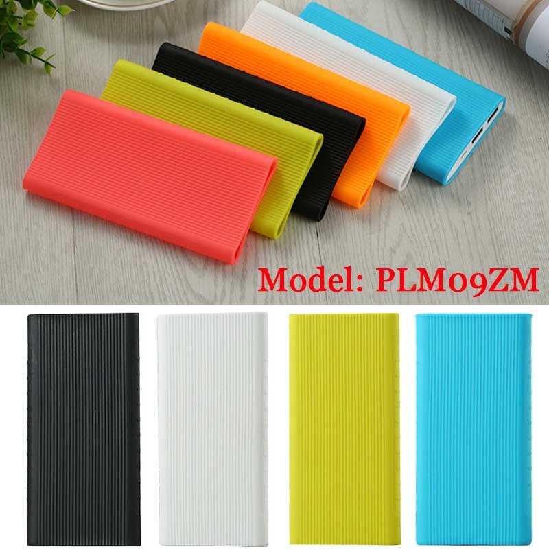 Voor Xiaomi Power Bank Case 2 10000 Mah Silicone Soft Protector Case Sleeve Voor Xiaomi Powerbank 2 10000 Mah Dual usb-poort Shell
