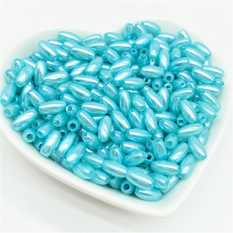 200pcs 4*8mm Acrylic Beads Loose Spacer for Jewelry Making Necklaces Earrings Bracelets Handmade Diy