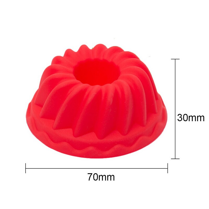 Praktische Spiraal Ring Koken Siliconen Mal Bakvormen Cups Cake Cupcake Liner Bakvorm Keuken Brood Cake Versieren Tool #1