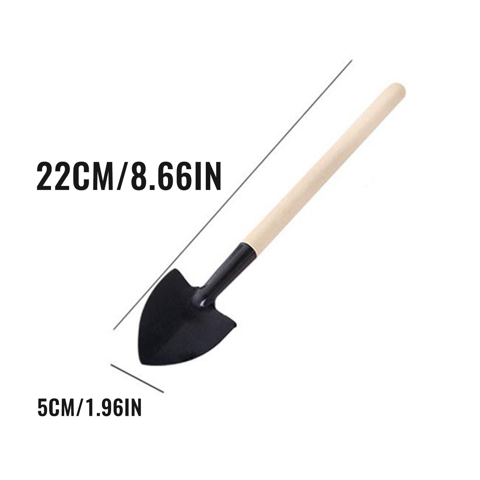 5-teiliges Mini-Gartenwerkzeug-Set Für Pflanzenpflege – Kunststoff, Schwarz, Für Drinnen & Bonsai
