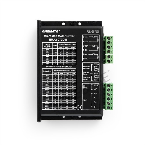 SAVEBASE DM556D EMA2-050D56 Stappenmotor Driver 2.1-5.6A 24-50V DC Voor CNC Freesmachine DIY Nema 23/34 Stappenmotor