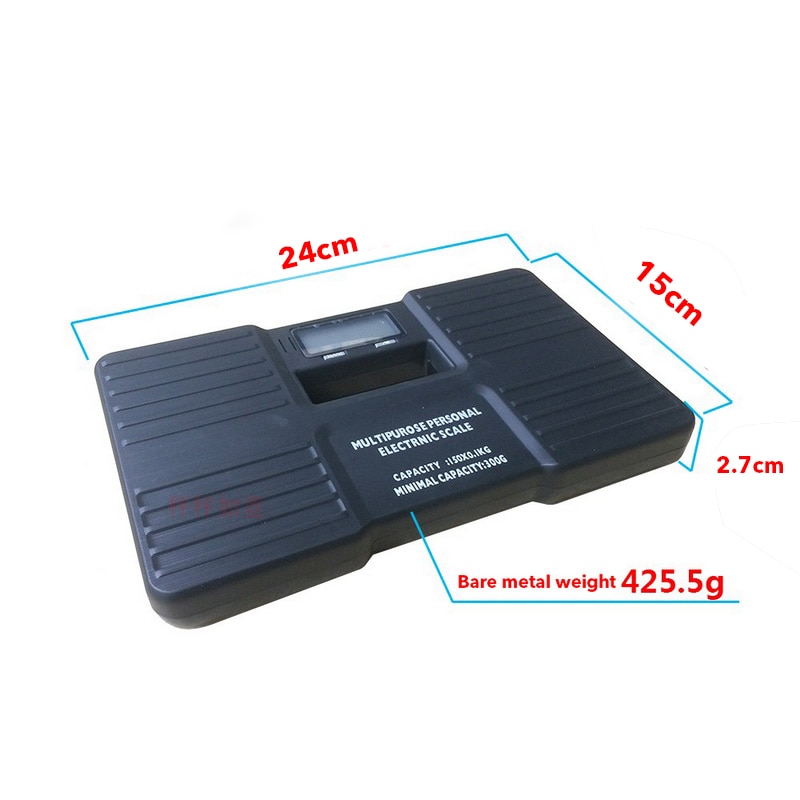 150kg 0.1kg digitale personvekter presisjon elektronisk bad menneskekroppsgulvvekt bærbar kroppshelse badevekt #9
