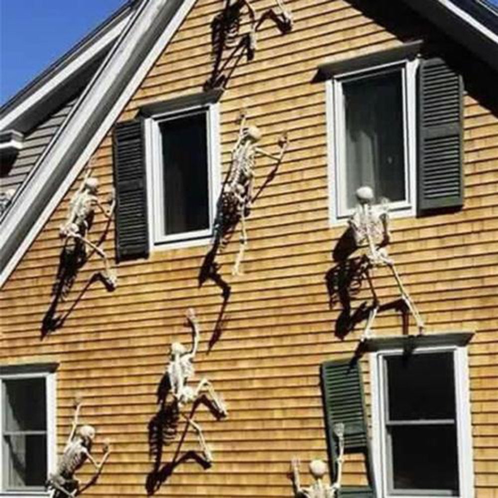 En Halloween Rekwisieten Lichtgevende Menselijk Skelet Opknoping Decoratie Outdoor Party Us Modieuze En Stijlvolle