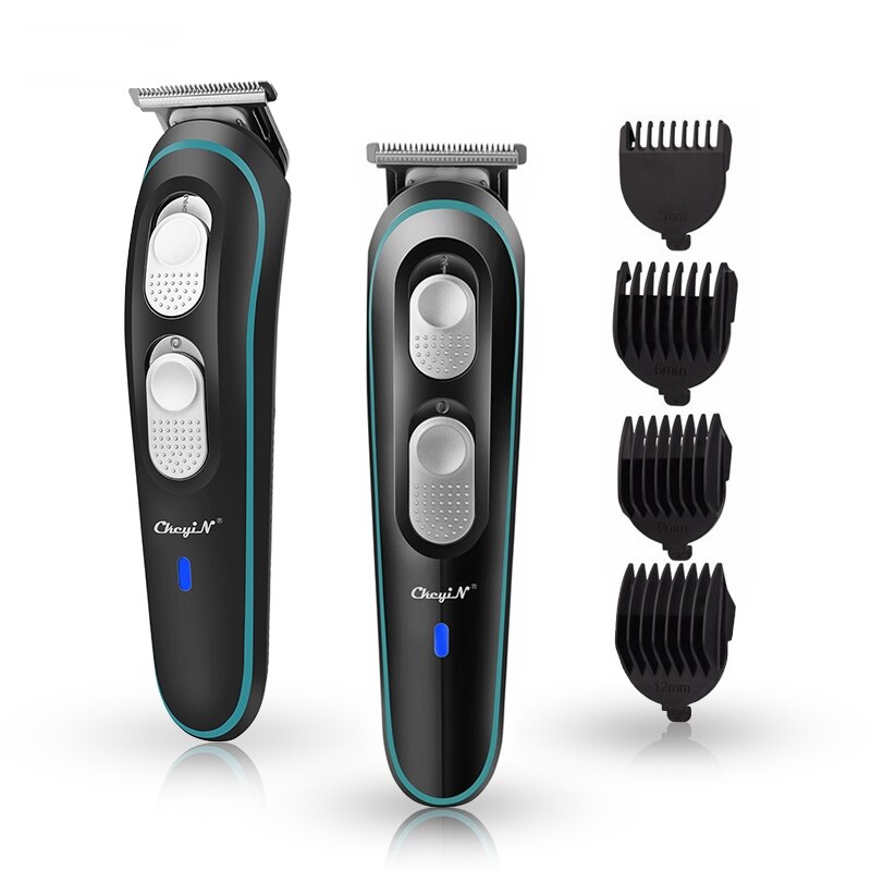 CkeyiN Cortadora de cabello eléctrica para hombres Recortadora de cabello inalámbrica práctica de bajo ruido con 4 peines de límite para adultos y niños: Default Title