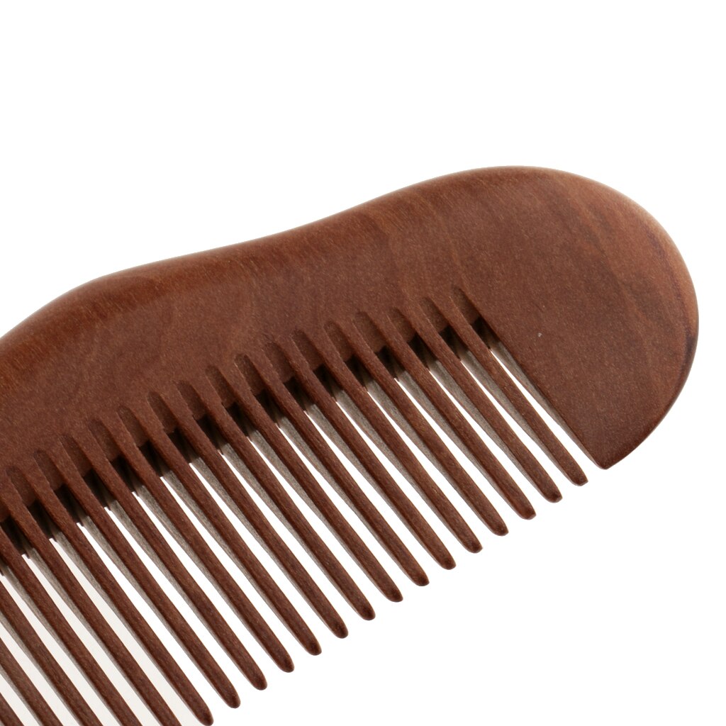 Natural Peach Wood Comb Anti Static Hair Care Combs Head Massage Fine Teeth
