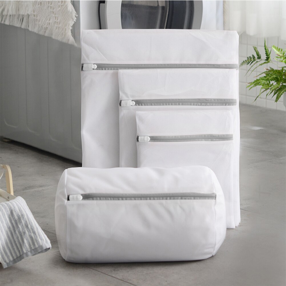 A/B/C/D Mesh Laundry Bag Polyester Laundry Wash Bags Coarse Net Laundry Basket Laundry Bags for Washing Machines Mesh Bra Bag