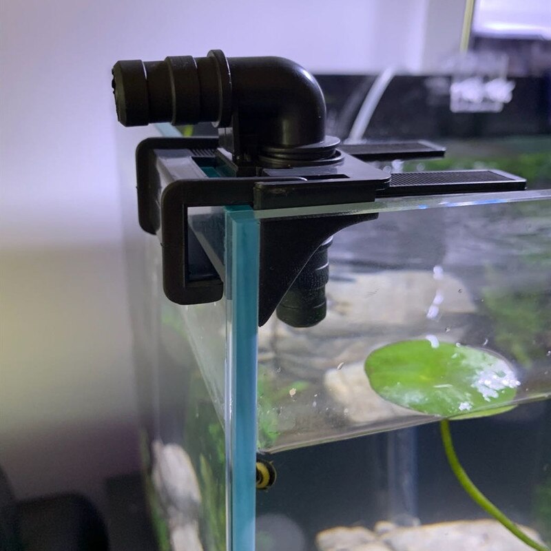1Pc Aquarium Fish Tank Water Pipe Connector Mount Holder Inflow Outflow Stretchable Aquarium Fish Tank Accessories