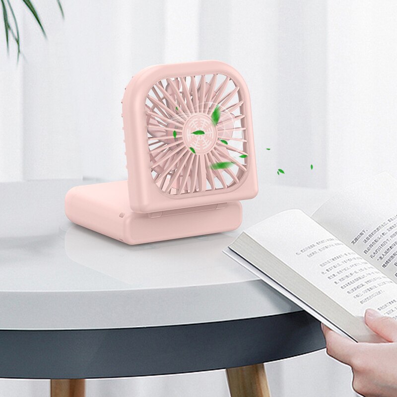 Usb Bureau Ventilator Kleine Persoonlijke Desktop Tafel Ventilator Met Sterke Wind Stille Werking Draagbare Mini Ventilator Voor Office Slaapkamer