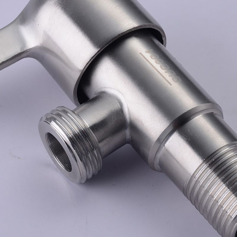 Stainless Steel Angle Stop Valve and Cold Water Switch for Faucet Water Heater Toilet G1/2 Universal Shut Off Valve