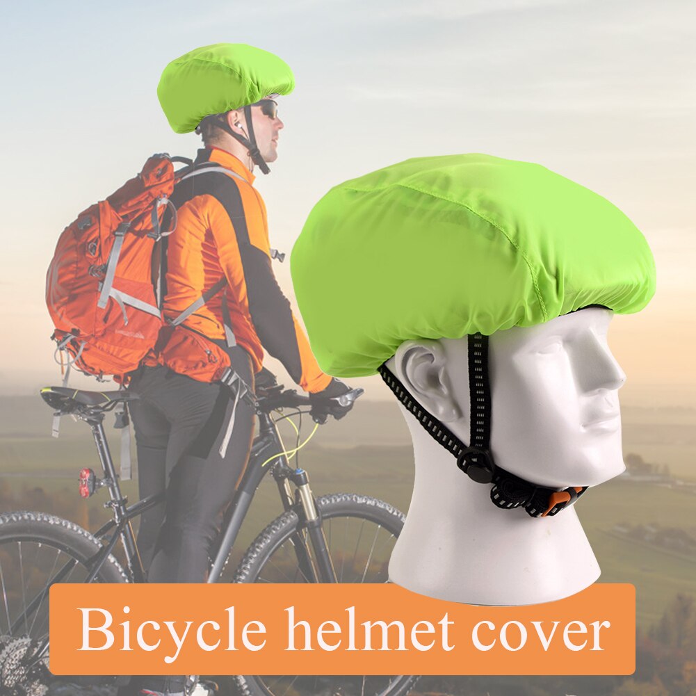 Outdoor Bicycle Fluorescent Unisex Adults Waterproof Helmet Cover