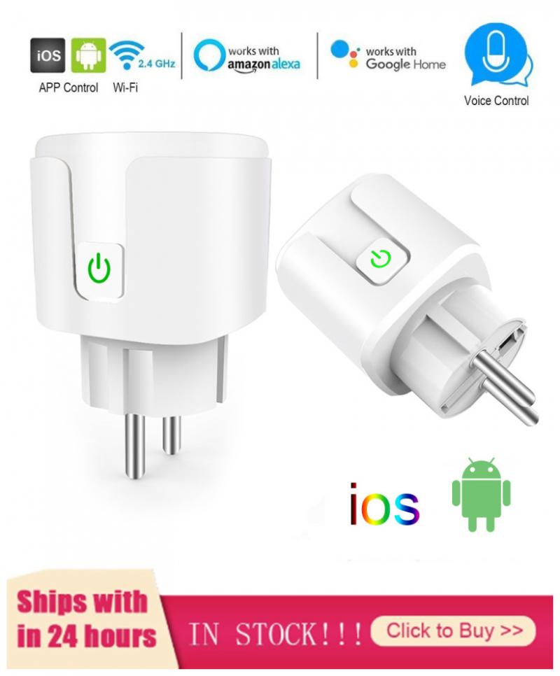 EU Plug Smart Plug WiFi Socket WIFI Wireless Remot... – Grandado