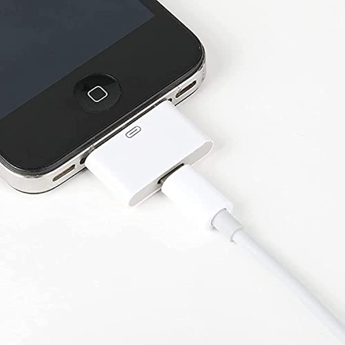 Lightning  to 30-- pins adapter, oplaad- en synchronisatieconverter voor 30- pins dockingstations, compatibel met iphone 4/4s/ en ipod touch (geen audio).