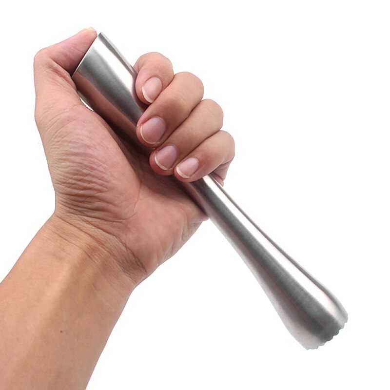 Stainless Steel Broken Popsicle Cocktail Swimstick Lemon Crushing Stick Drink Fruit Muddler Crushed Ice Barware Tool