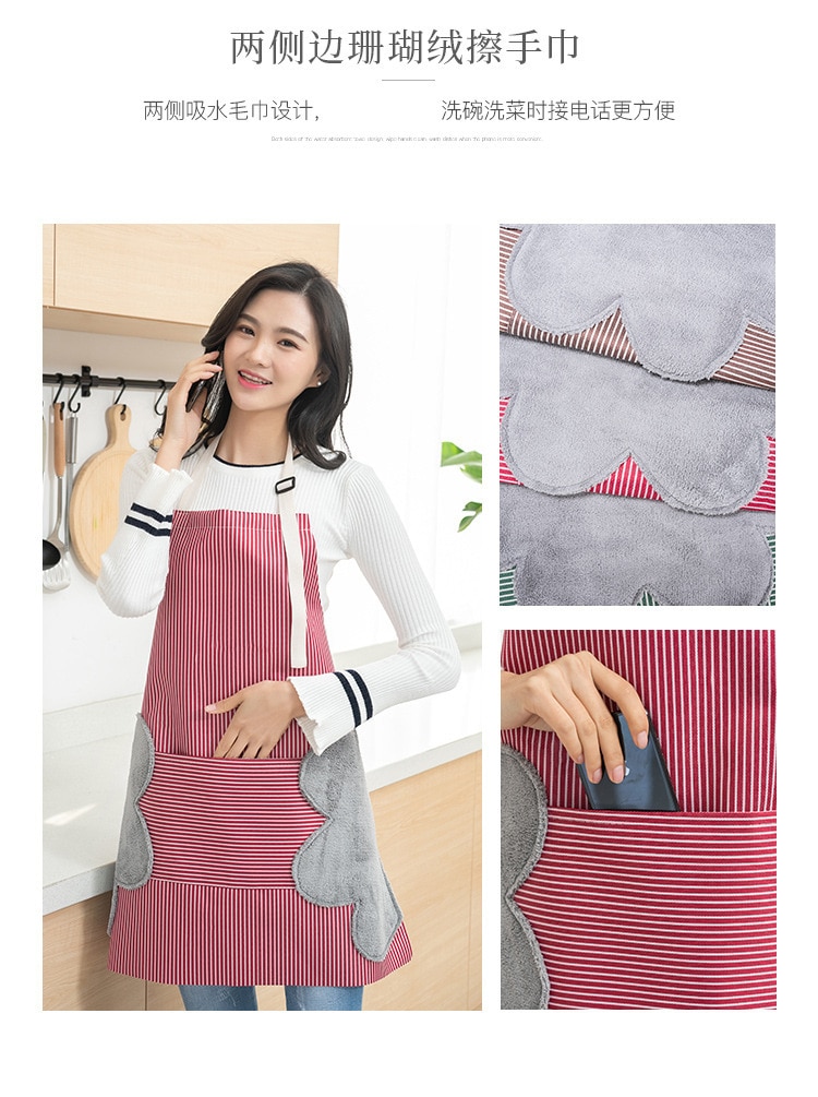 Aprons for Woman Girl Korean Style Thicken Cooking Apron Sexy Apron Kitchen Apron for Kitchen Heavy Duty Canvas