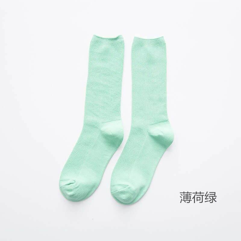 Breathable Cotton Funny Socks Womens Various Colors Women Korean Style Females Cute Sock Casual Deodorant Female Trendy: 10