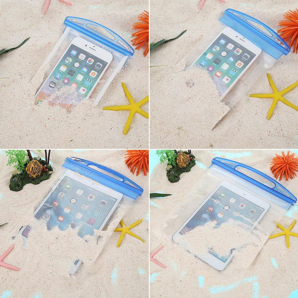 Funda de teléfono con bolsa impermeable portátil, funda de playa, exterior, piscina, bolsa para bucear para teléfono móvil, Ipad