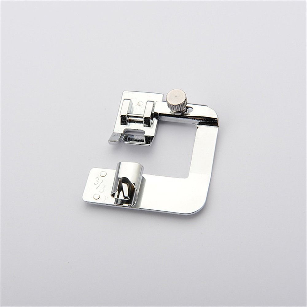 1 pz cucito Hemmer pressore orlo arrotolato piedi accessori per cucire piedino per uso domestico piedino multifunzione per macchina da cucire: Luce Verde