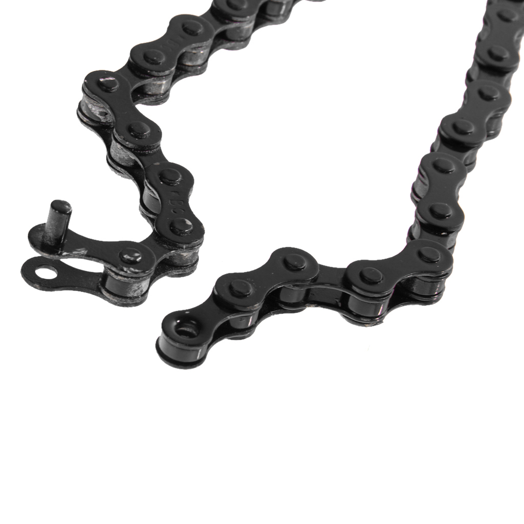 MTB BMX Fixie Road Bike Chain Single Speed Bicycle Chain 1/2&#39; X 1/8&#39; BLACK