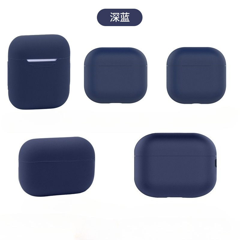 Silicone Earphone Cases for Airpods 4 1 2 3 Headphones Case Soft Protective Box for Apple Airpods Pro 2 3 Airpods 4 Covers: 2XS / MULTICOLOR
