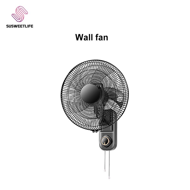 Wall-Mounted 5 Blades Electric Fan Air Cooler Fans Electric Fan Multifunction Household 16 inch Wall hanging Air Conditioner Fan