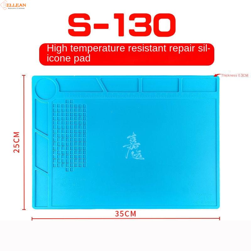 Estera de trabajo de reparación de teléfonos móviles, aislamiento térmico magnético, estera antiestática de silicona, resistencia a altas temperaturas: S-130