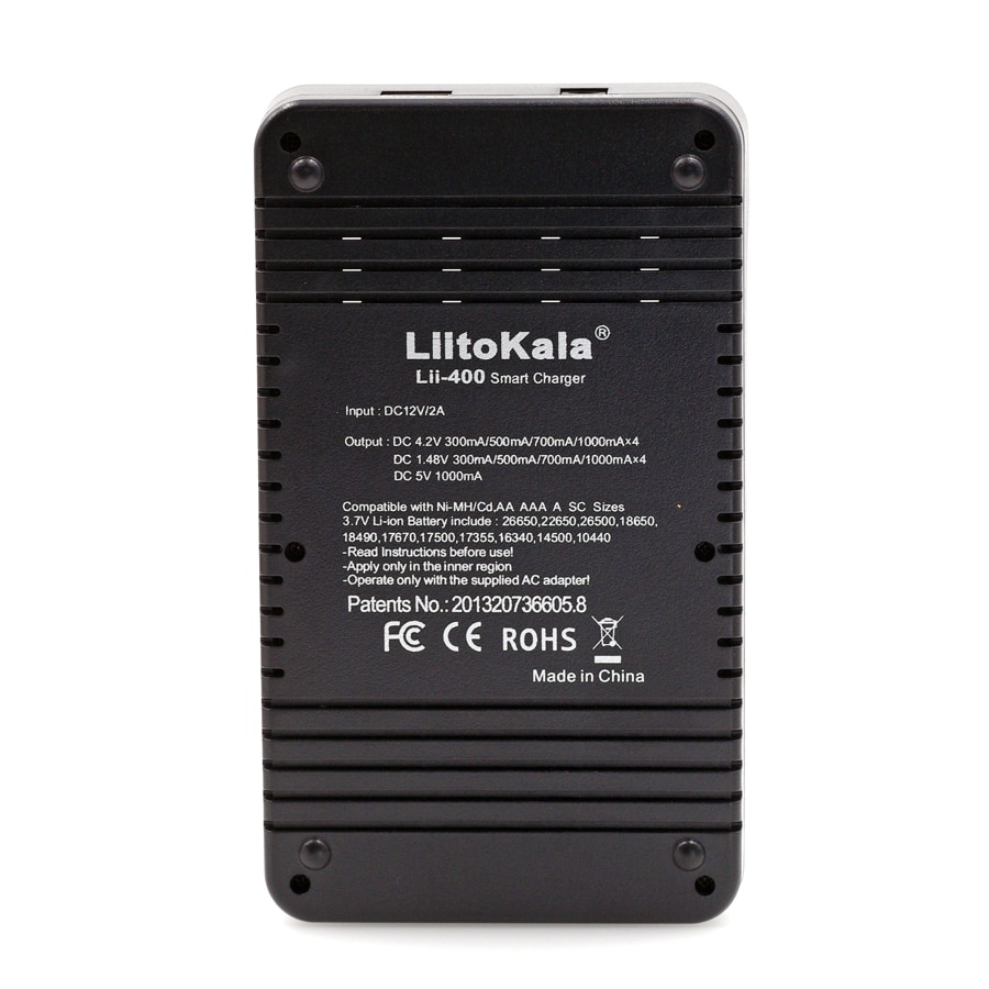 Liitokala lii-400 Lii-S1 Lii-500 Lii300 Lii-PD4 LCD 18650, 26650, 18500, 21700 batería de litio de 3,7 V NiMH AA/AAA cargador de batería