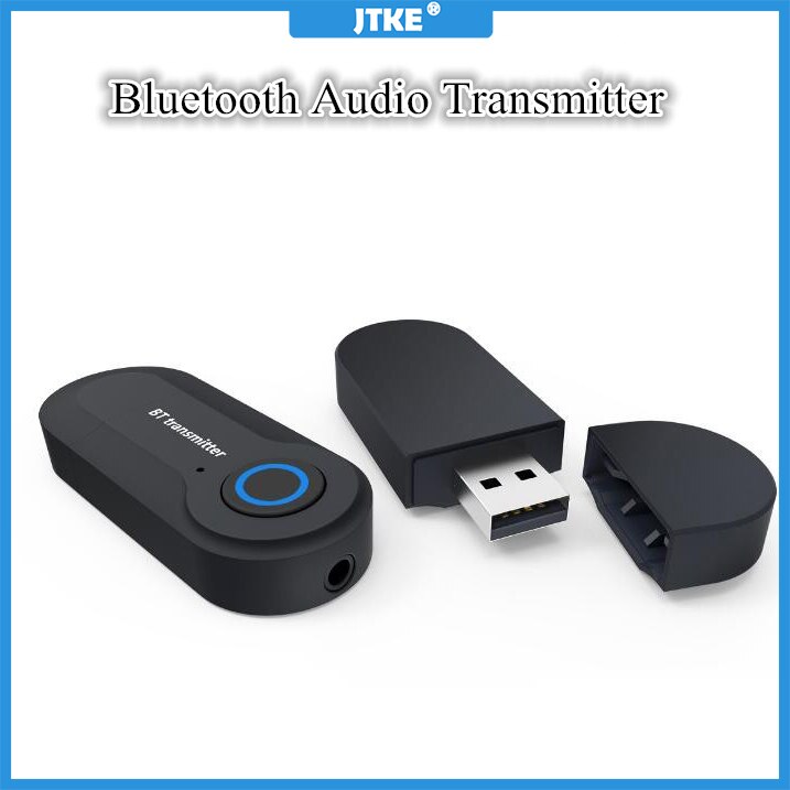 Bluetooth Transmitter 3.5MM Jack Audio Adapter Wireless Bluetooth Stereo Audio Transmitter Adapter for PC TV Headphones