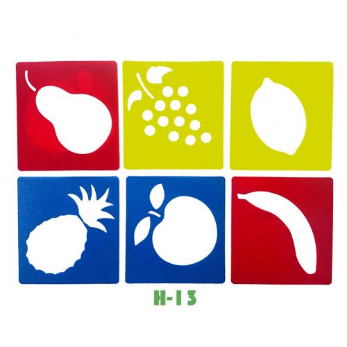 6 stk julemand snefnug engel tegning stencils børn diy tegning scrapbog skabelon børn pædagogisk legetøj til børn: H13