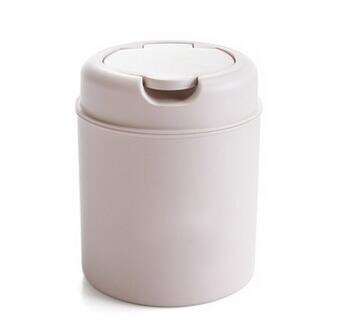 1PC Mini desktop trash cans household clean trash cans trash bin cesto de lixo desk organizer garbage plastic bucket cubo basura: white
