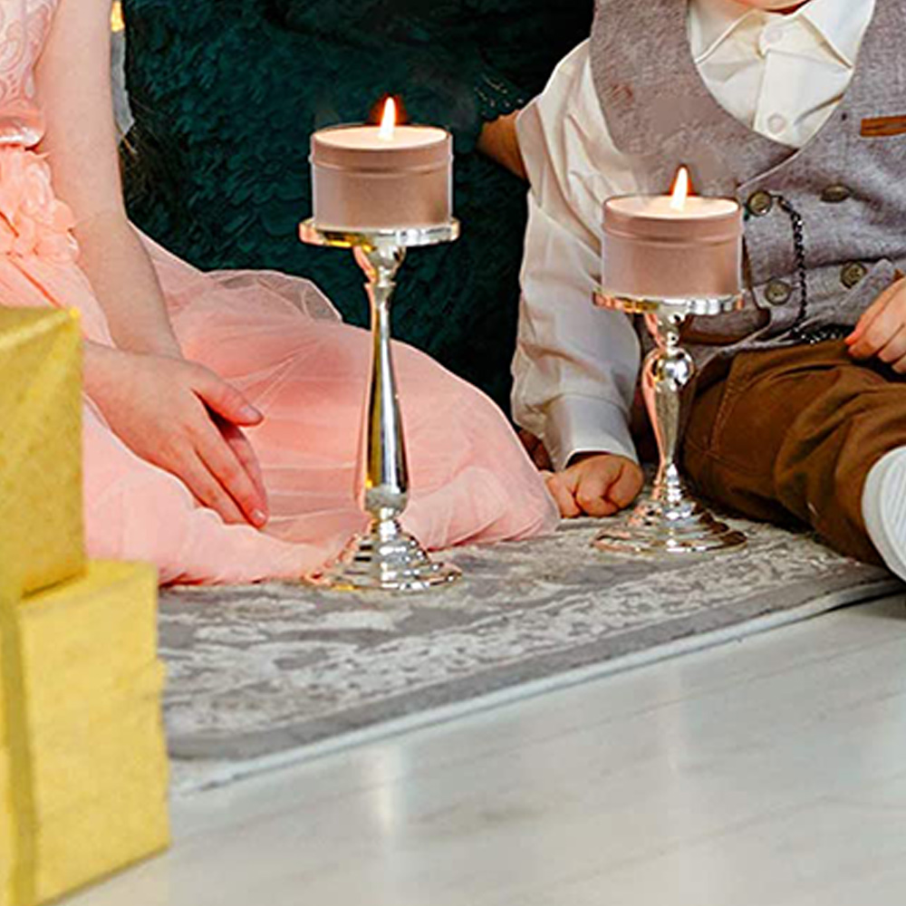 12 Pieces Candle Tin Candle Containers 4 Ounces Candle Jars for Candle Making Arts Crafts, Storage, and More (Rose Gold)