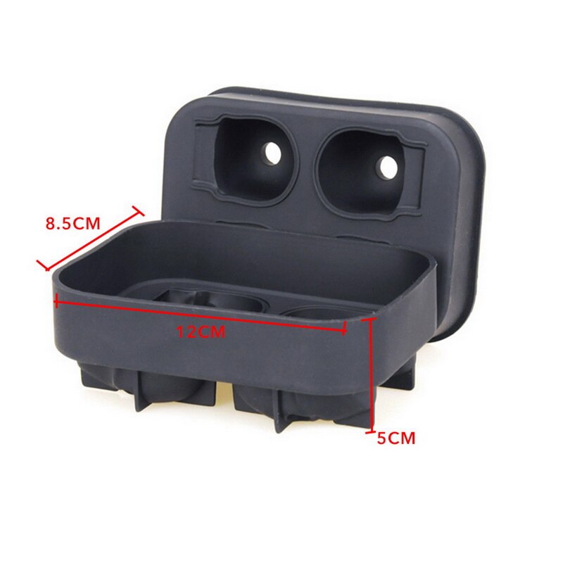 Skull ice mold for Halloween,Skull ice lattice,3D 4 Skeleton Ice Grid 1pcs Halloween Ice Grid Skull ice mold