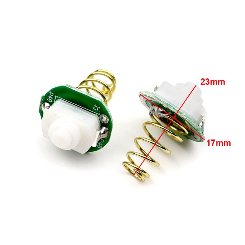 2PCS Flashlight DIY Part switch button click clicky switch for 501b / 502b led flashlight torch check the size before order it