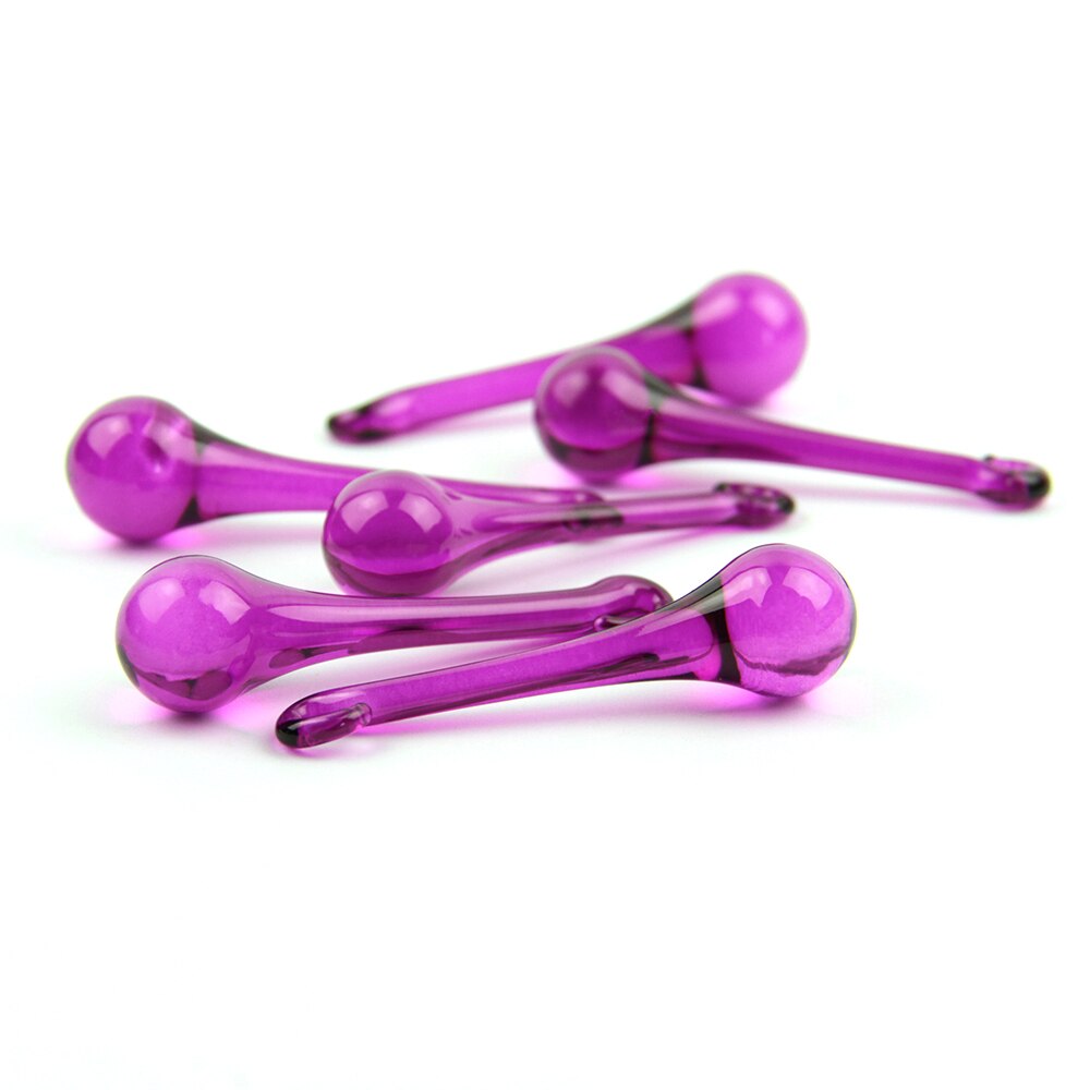 10Pcs Multicolor Regendruppels Kristallen Kroonluchter Onderdelen 20*80Mm Lamp Glas Opknoping Hangers Kralen Gordijn Accessoires: rose / 16x60mm 10pcs