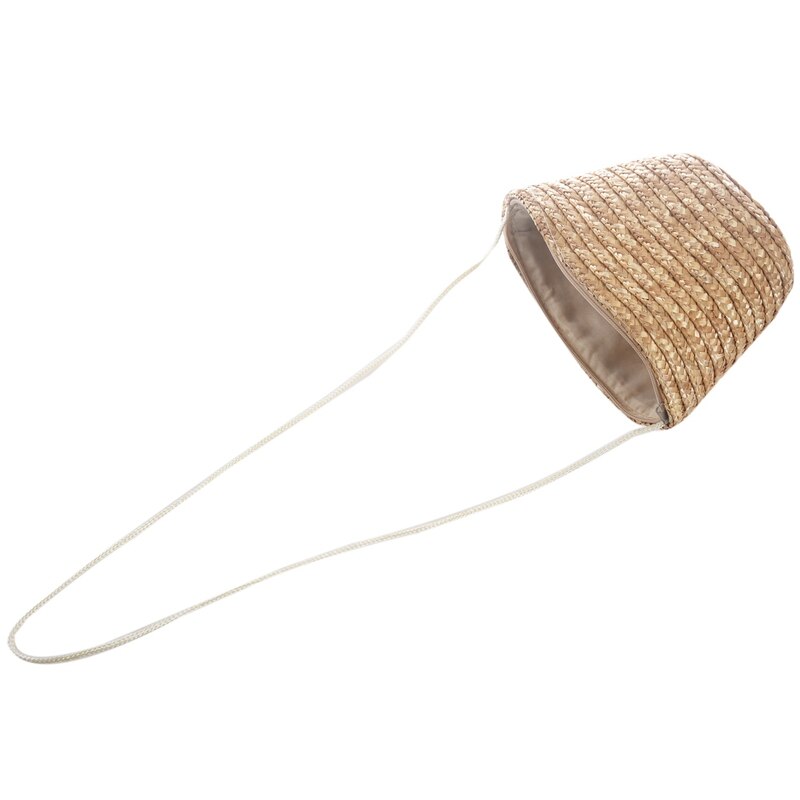 Dames Rotan Gras Kleine Tas Crossbody Tas Leuke Kan Worden Uitgerust Met Mobiele Portemonnee Gras Vrouwen Tas