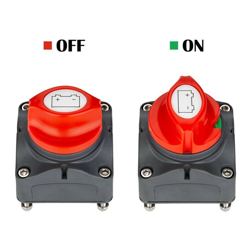 Interrupteur principal pour isolateur de batterie de voiture, 300a, 12V/24V, pour camping-Car, camion, bateau à moteur