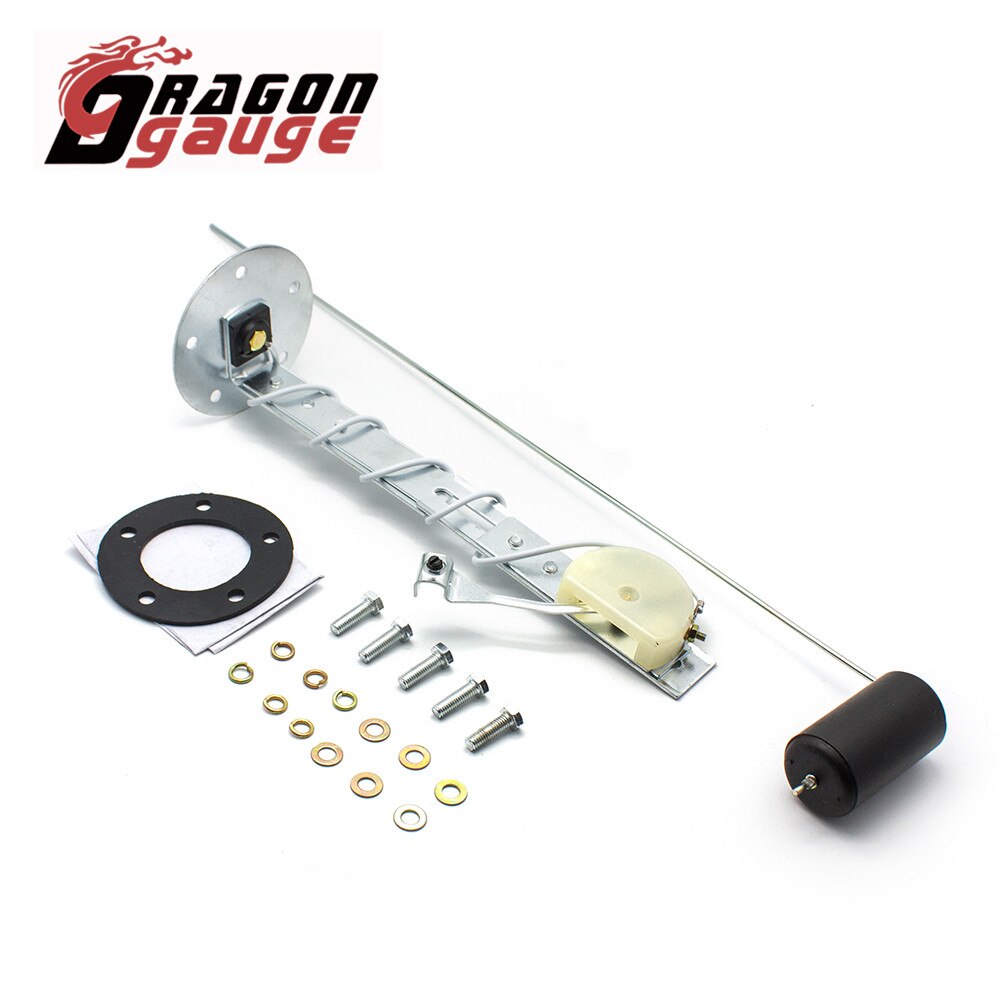 Dragon gauge 2 " 52mm brændstof niveau måler med brændstof float sensor hvid baggrundslys bil gauge passer til 12v bil