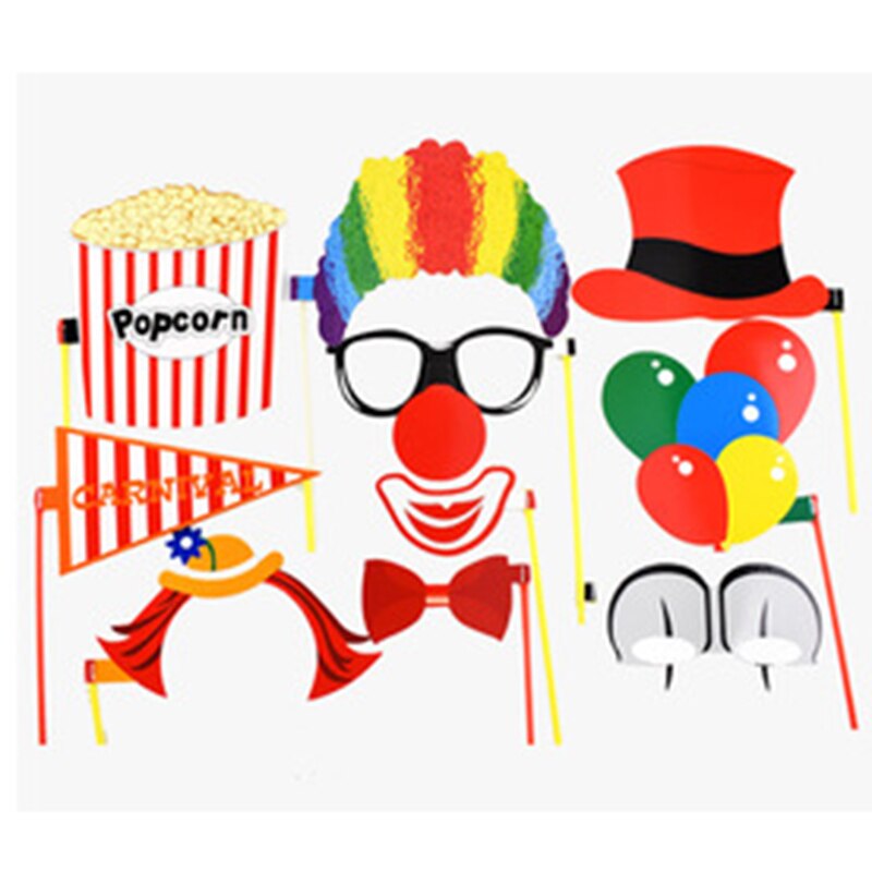 Funny Photo Booth DIY Photo Props Decoration Wedding Birthday Christmas Party Favor Mask Photography Event Supplies