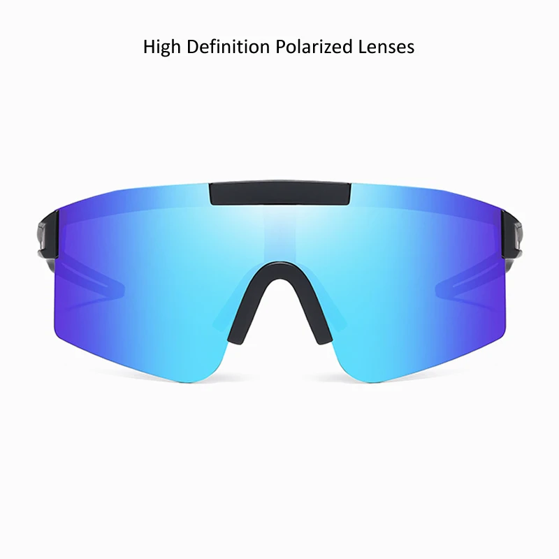 FLYING WAVES Unisex Polarized Cycling Sunglasses MTB Sports Goggles Windproof UV-resistant Driving Sunglasses for Men Women
