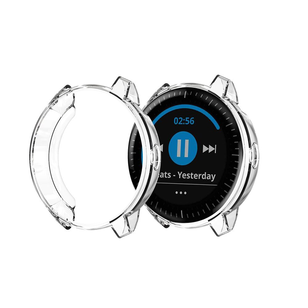 Clever Uhr fallen Für Garmin vivoactive 3 Volle Schutz TPU fallen Für Garmin vivoactive3 Bildschirm Schutz für vivoactive 3: klar