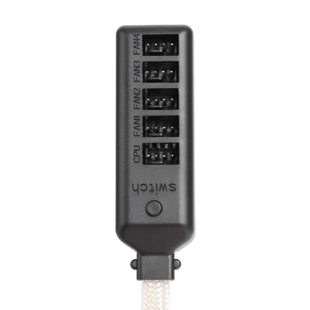 1 to 5 Multi Way Fan HUB 4Pin RGB Cooler Splitter Adapter for Desktop PC Computer Case Chassis 12V CPU