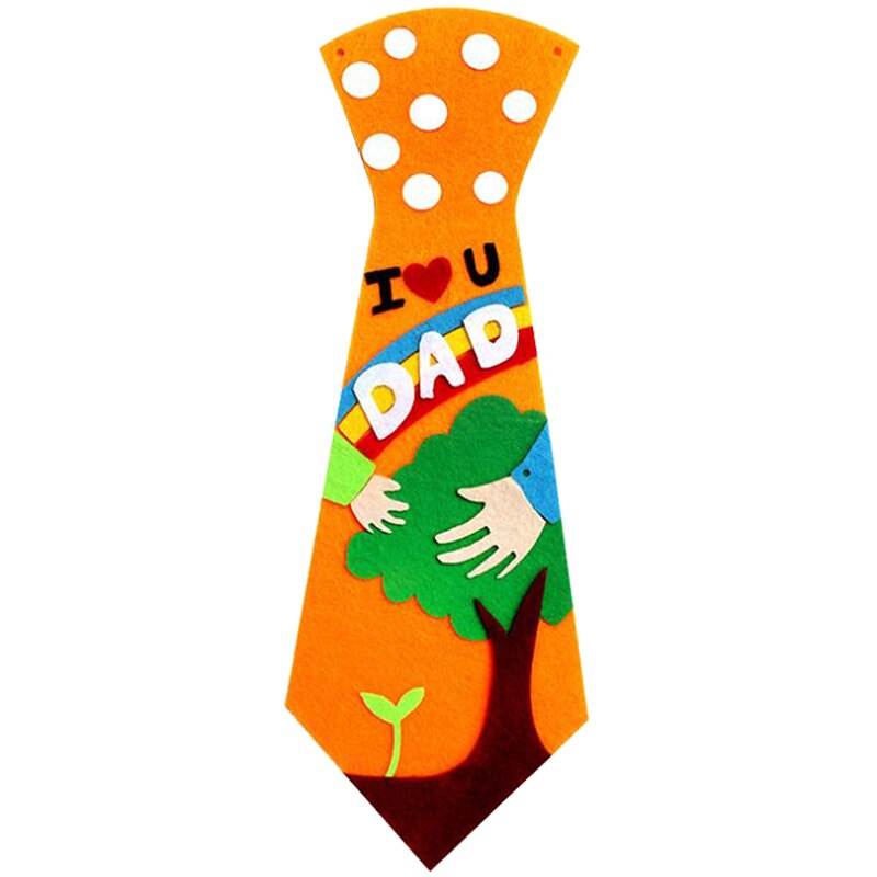 Scuola materna Ci Sono Un Sacco di Arti Mestieri Fai Da Te Giocattoli Papà cravatta Artigianato Bambini Educativi per I Giocattoli Dei Bambini del Regalo Della Ragazza/Ragazzo Di Natale regalo: OG