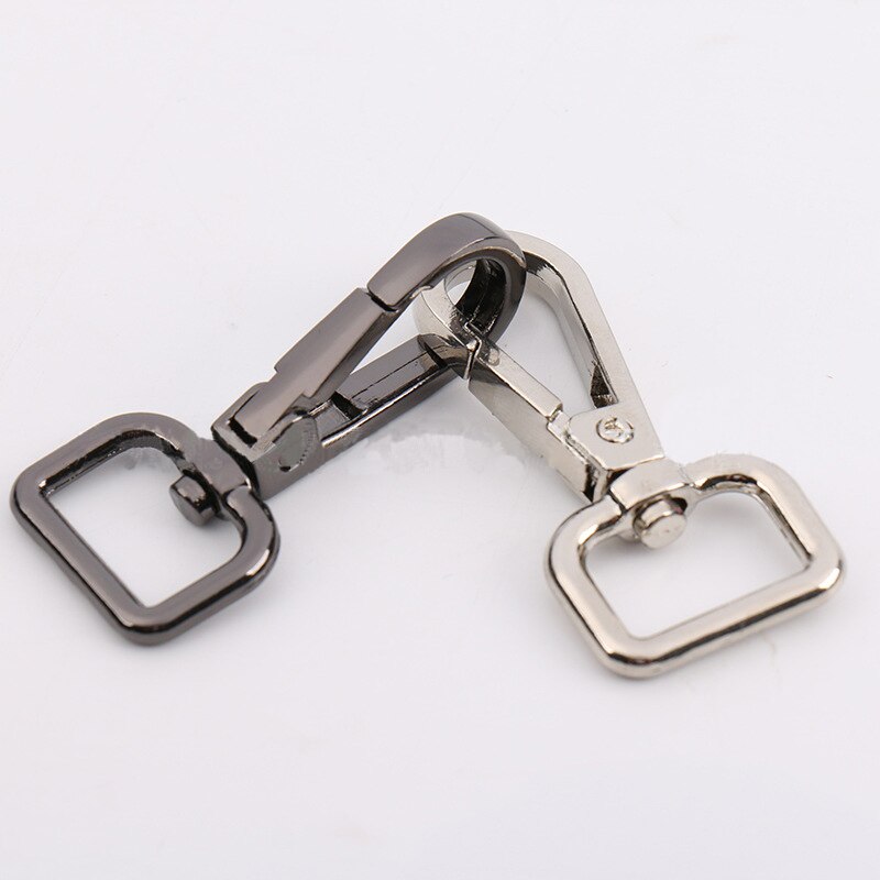 2 PEZZI di Metallo Staccabile Snap Hook Trigger Pinze Fibbie per Cinturino In Pelle Sacchetto/Cinghia accessori Portachiavi Nastri E Fettucce Guinzaglio Dell'animale Domestico ganci