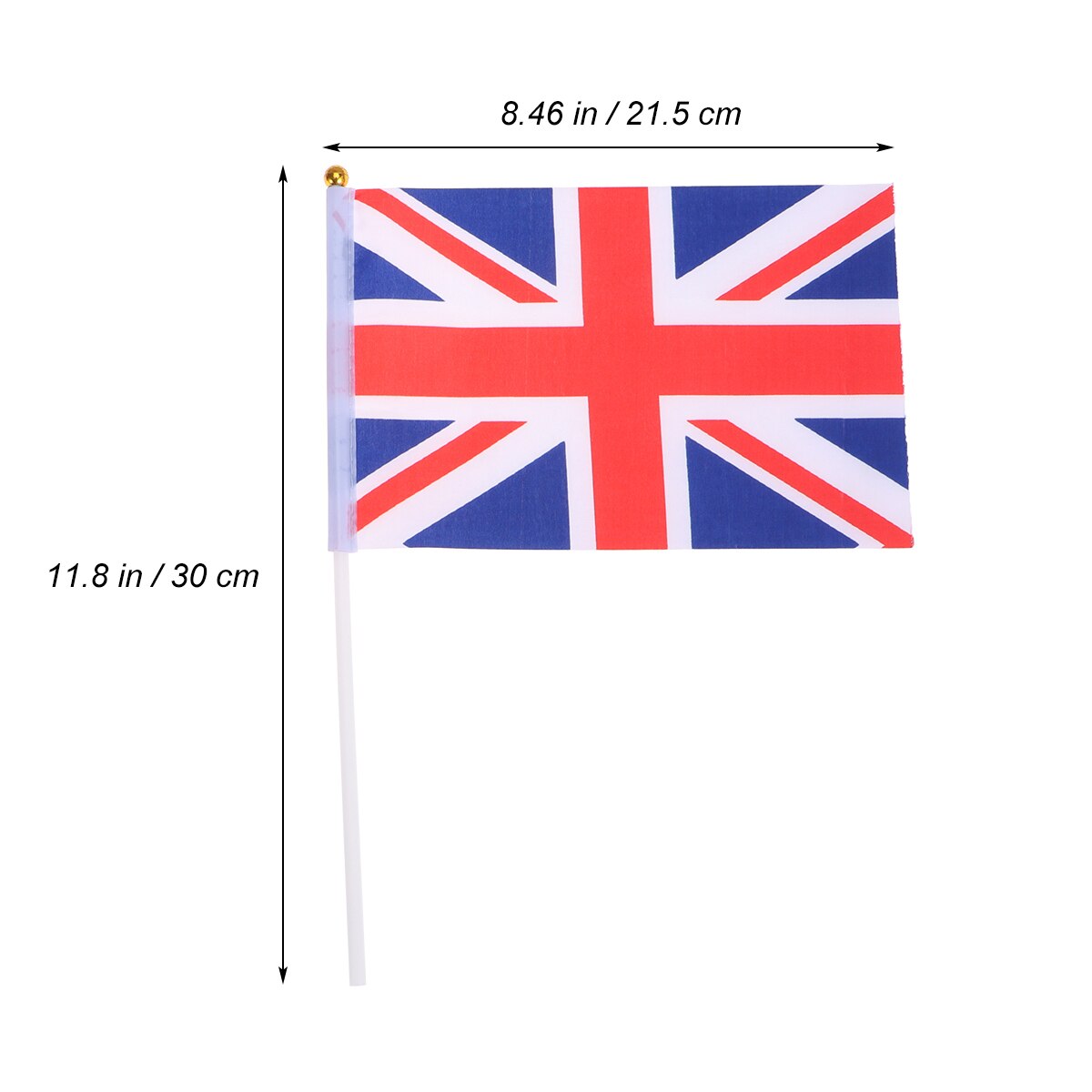 100pcs Union Jack Hand Waving Flag Royal Jubilee UK Great Britain Flags