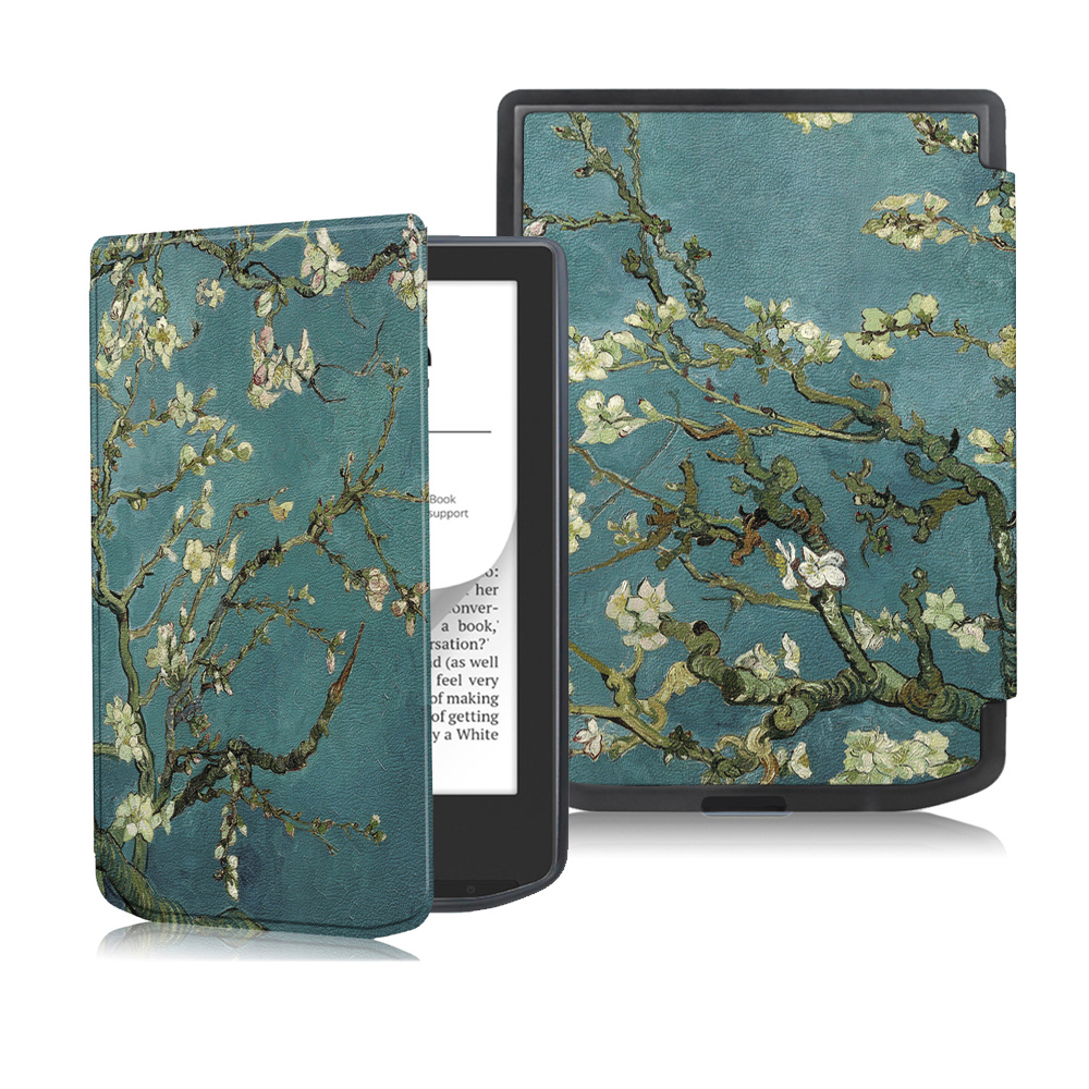 Slim Case for All 6" Vivlio Light / Vivlio Light HD e-Reader Released) - PU Leather Folio Cover with Auto Sleep/Wake: 12.4 / GRAY