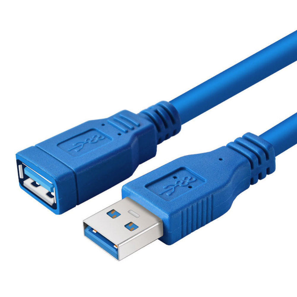 Usb 3.0 a hannkontakt til hunnkontakt 1.5m og 3m/10ft superrask skjøteledningsledning