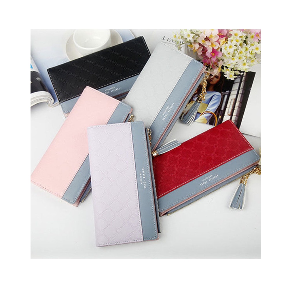 Women Ladies Wallet Long Zip Purse Card Phone Holder Case Clutch Tassel Long Cute Wallet Zipper Portefeuille Cartera Mujer