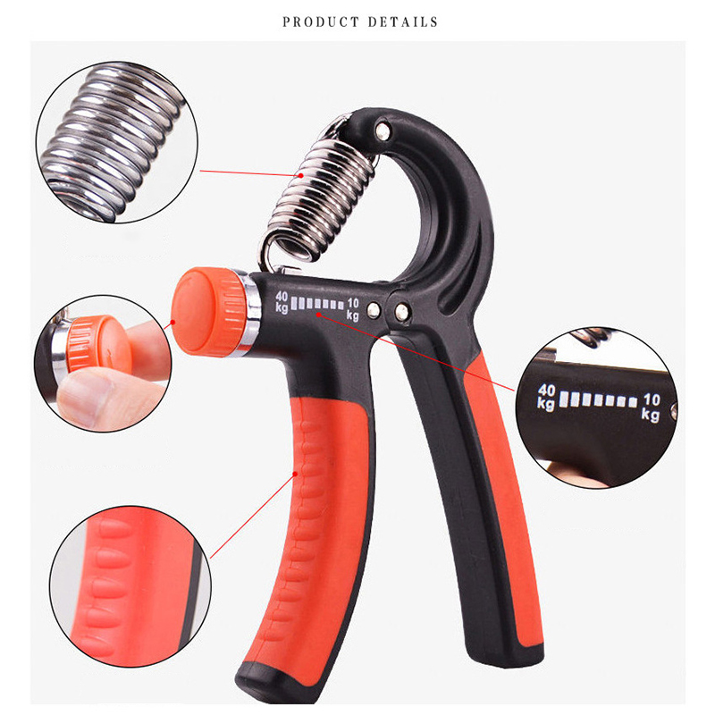 5-60Kg FatGrip Wrist Increase Strength Adjustable Heavy Gripper Fitness Hand Exerciser Grip Spring Finger Pinch Carpal Expander